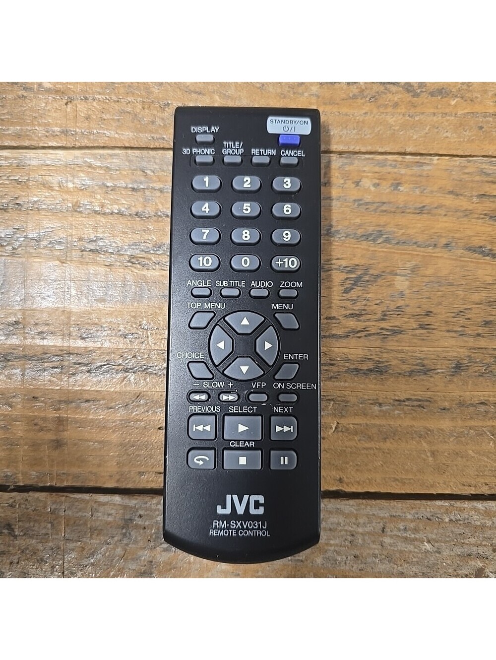 ORIGINAL JVC RM-SXV031J TV Remote Control  XVN33SL XVN30BK XVN3SL With Video